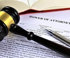 An concept Image of a power of attorney